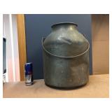Vintage Metal Can with Handle - For Fall Decor? Vintage Metal Can with Handle - For Fall Decor?
