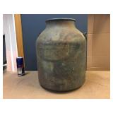 Vintage Metal Can with Handle - For Fall Decor? Vintage Metal Can with Handle - For Fall Decor?