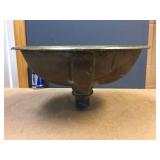Antique Railroad Brass Sink - 14 1/2" x 12" Antique Railroad Brass Sink - 14 1/2" x 12"