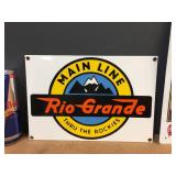 2 Metal Rio Grande - Railroad Signs Including Rooney 2 Metal Rio Grande - Railroad Signs Including Rooney