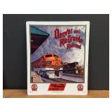 2 Metal Rio Grande - Railroad Signs Including Rooney 2 Metal Rio Grande - Railroad Signs Including Rooney