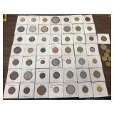 Vintage Group Foreign Coins - See Pics Vintage Group Foreign Coins - See Pics