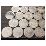 42 Franklin Mint - History of the U.S. - Solid Bronze Medallions 42 Franklin Mint - History of the U.S. - Solid Bronze Medallions