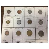 Vintage Group Foreign Coins - See Pics Vintage Group Foreign Coins - See Pics