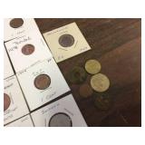 Vintage Group Foreign Coins - See Pics Vintage Group Foreign Coins - See Pics