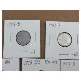 (18) 1943 Steel Lincoln Pennies (18) 1943 Steel Lincoln Pennies