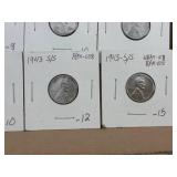 (18) 1943 Steel Lincoln Pennies (18) 1943 Steel Lincoln Pennies
