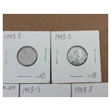 (18) 1943 Steel Lincoln Pennies (18) 1943 Steel Lincoln Pennies