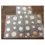 5 Canada Proof Sets 1969 - 1973 - 1978 - 1987 - 1994 5 Canada Proof Sets 1969 - 1973 - 1978 - 1987 - 1994
