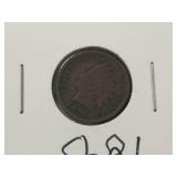 5 U.S. Indian Head Cents - 1880 - 1887 - 1891 - 1895 - 1897 5 U.S. Indian Head Cents - 1880 - 1887 - 1891 - 1895 - 1897