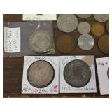 Vintage Group Mexico Coins - A Little Silver Vintage Group Mexico Coins - A Little Silver