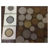 Vintage Group Mexico Coins - A Little Silver Vintage Group Mexico Coins - A Little Silver