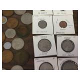 Vintage Group Mexico Coins - A Little Silver Vintage Group Mexico Coins - A Little Silver