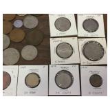 Vintage Group Mexico Coins - A Little Silver Vintage Group Mexico Coins - A Little Silver