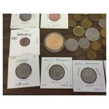 Group Vintage Germany Coins - Including Historic 1940 & 1942 Pfennig Group Vintage Germany Coins - Including Historic 1940 & 1942 Pfennig