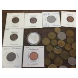 Group Vintage Germany Coins - Including Historic 1940 & 1942 Pfennig Group Vintage Germany Coins - Including Historic 1940 & 1942 Pfennig
