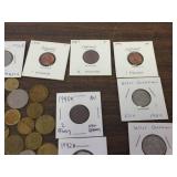 Group Vintage Germany Coins - Including Historic 1940 & 1942 Pfennig Group Vintage Germany Coins - Including Historic 1940 & 1942 Pfennig