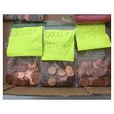Group U.S. Lincoln Pennies 1970 Group U.S. Lincoln Pennies 1970