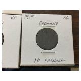 Group Vintage Foreign Coins 1919 - 1990 Group Vintage Foreign Coins 1919 - 1990