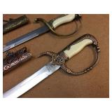 2 Fantasy Type 17" Decorative Swords 2 Fantasy Type 17" Decorative Swords