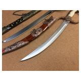 2 Fantasy Type 17" Decorative Swords 2 Fantasy Type 17" Decorative Swords