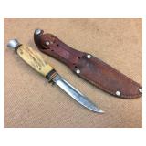 Pre-War Solingen Germany - Stag Handle Knife Pre-War Solingen Germany - Stag Handle Knife