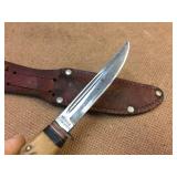 Pre-War Solingen Germany - Stag Handle Knife Pre-War Solingen Germany - Stag Handle Knife