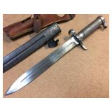 WWII Era Swedish Mauser M96 Bayonet - Scabbard - Frog WWII Era Swedish Mauser M96 Bayonet - Scabbard - Frog