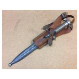 WWII Era Swedish Mauser M96 Bayonet - Scabbard - Frog WWII Era Swedish Mauser M96 Bayonet - Scabbard - Frog