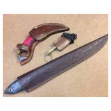 3 Damascus Style Knives 3 Damascus Style Knives