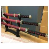 Vintage Decorative Samurai Sword Display Vintage Decorative Samurai Sword Display