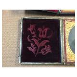 2 Antique Tin-Type Photos (1800 2 Antique Tin-Type Photos (1800