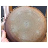 2 Artisan Pottery Pcs - Signed 2 Artisan Pottery Pcs - Signed