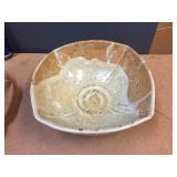 2 Artisan Pottery Pcs - Signed 2 Artisan Pottery Pcs - Signed