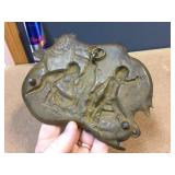 Vintage Cast "Cherubs At Play" Wall Hanger Vintage Cast "Cherubs At Play" Wall Hanger