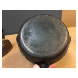 Vintage #3 Wagner Skillet & Asbestos Sad Iron Vintage #3 Wagner Skillet & Asbestos Sad Iron