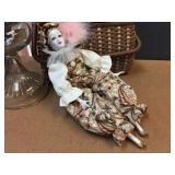 Vintage Lamp - Pitchers - Sewing Box - Doll Vintage Lamp - Pitchers - Sewing Box - Doll
