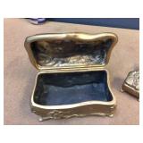Antique Cast "Casket" Victorian Jewelry Boxes Including Benedict Antique Cast "Casket" Victorian Jewelry Boxes Including Benedict