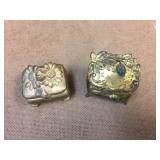 Antique Cast "Casket" Victorian Jewelry Boxes Including Benedict Antique Cast "Casket" Victorian Jewelry Boxes Including Benedict