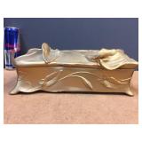 Unbelievable! Benedict - Art Nouveau Lined Casket Box plus 3 others Unbelievable! Benedict - Art Nouveau Lined Casket Box plus 3 others
