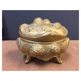 Unbelievable! Benedict - Art Nouveau Lined Casket Box plus 3 others Unbelievable! Benedict - Art Nouveau Lined Casket Box plus 3 others
