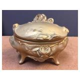 Unbelievable! Benedict - Art Nouveau Lined Casket Box plus 3 others Unbelievable! Benedict - Art Nouveau Lined Casket Box plus 3 others