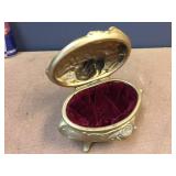 Unbelievable! Benedict - Art Nouveau Lined Casket Box plus 3 others Unbelievable! Benedict - Art Nouveau Lined Casket Box plus 3 others