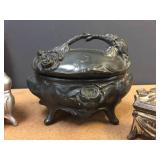 4 Victorian/Nouveau "Gasket" Hinged Jewelry Boxes 4 Victorian/Nouveau "Gasket" Hinged Jewelry Boxes
