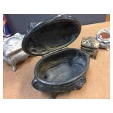 4 Victorian/Nouveau "Gasket" Hinged Jewelry Boxes 4 Victorian/Nouveau "Gasket" Hinged Jewelry Boxes