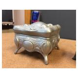 4 Victorian/Nouveau "Gasket" Hinged Jewelry Boxes 4 Victorian/Nouveau "Gasket" Hinged Jewelry Boxes