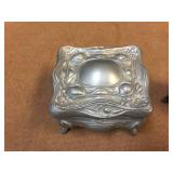 4 Victorian/Nouveau "Gasket" Hinged Jewelry Boxes 4 Victorian/Nouveau "Gasket" Hinged Jewelry Boxes
