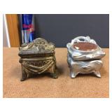 4 Victorian/Nouveau "Gasket" Hinged Jewelry Boxes 4 Victorian/Nouveau "Gasket" Hinged Jewelry Boxes