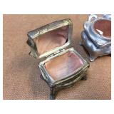 4 Victorian/Nouveau "Gasket" Hinged Jewelry Boxes 4 Victorian/Nouveau "Gasket" Hinged Jewelry Boxes