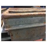 3 Vintage Ecko 54 Steel Commercial 4 Strap Bread/Dough Pans 3 Vintage Ecko 54 Steel Commercial 4 Strap Bread/Dough Pans